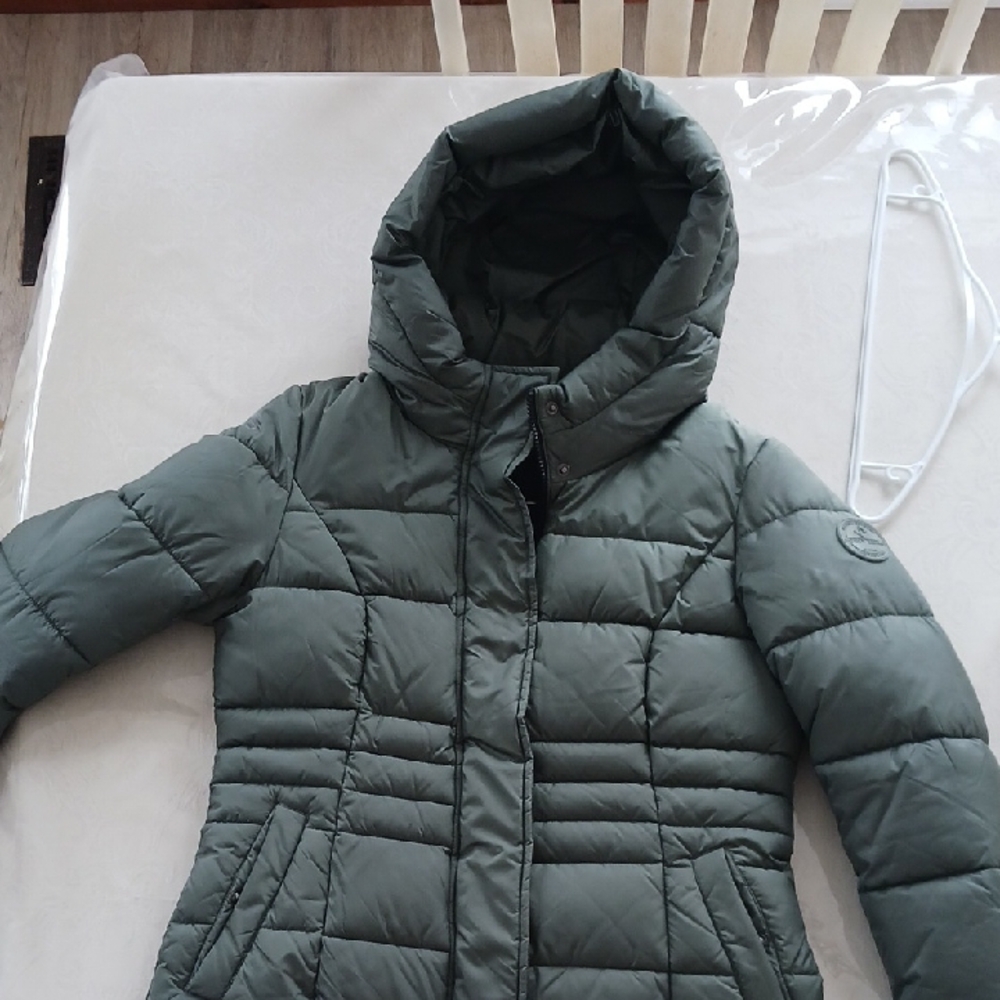 Point Zero Women's Puffer Jacket - Forest Green